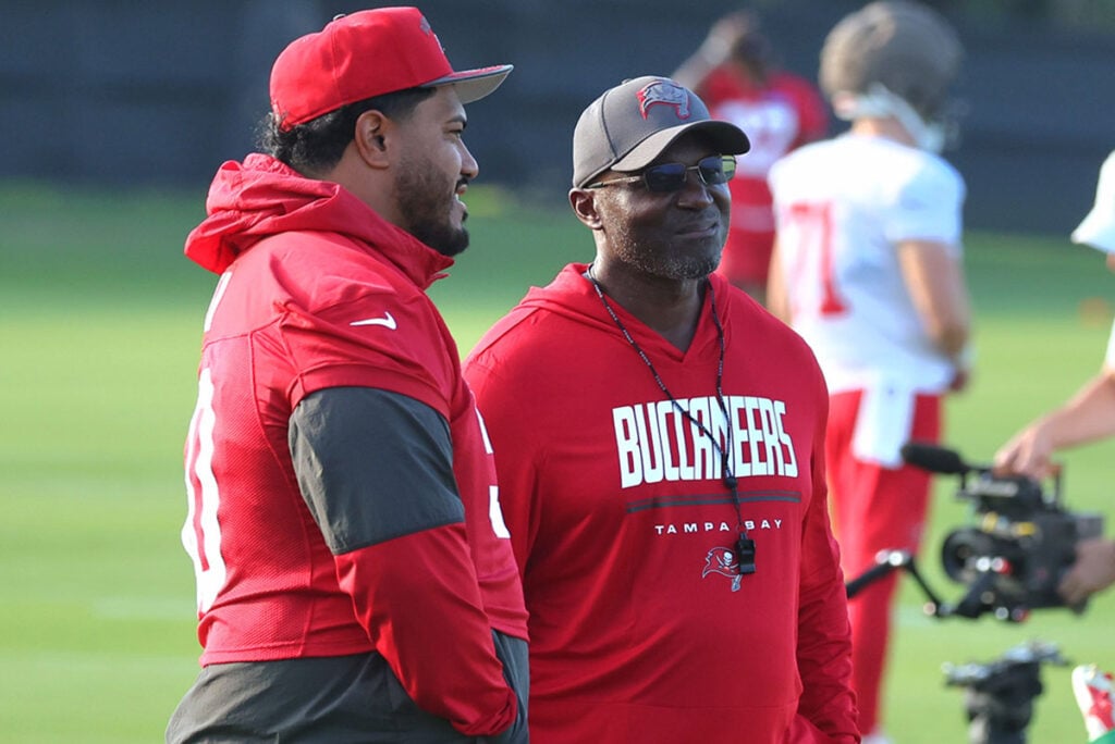Bucs Camp Insider 7-29: Training Camp Begins Without Two Big Stars 3 Bucs Dt Vita Vea And Head Coach Todd Bowles