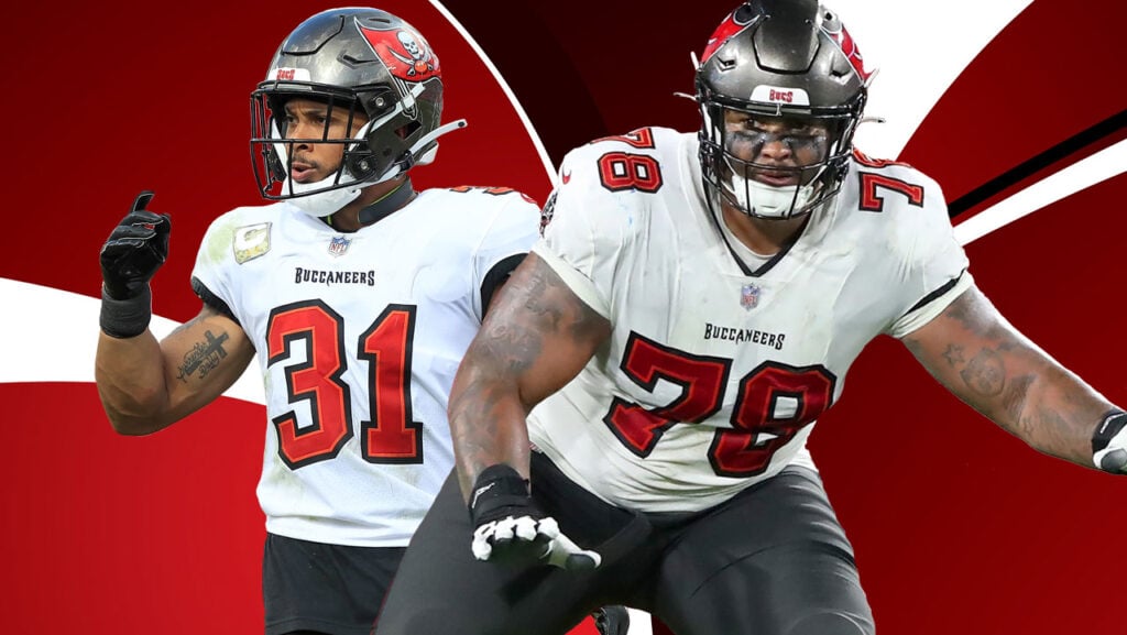 Cade Otton'S Polarizing Play 6 Winfield Antoine Tristan Wirfs Bucs White Pewter