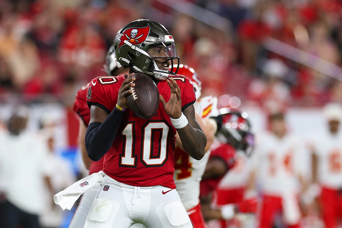 2026-08-23T025653Z_1668243870_Mt1Usatoday29647382_Rtrmadp_3_Nfl-Kansas-City-Chiefs-At-Tampa-Bay-Buccaneers Bucs Qb Jalon Daniels