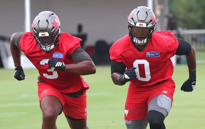 Bucs Olbs Rueben Bain Jr. And Yaya Diaby