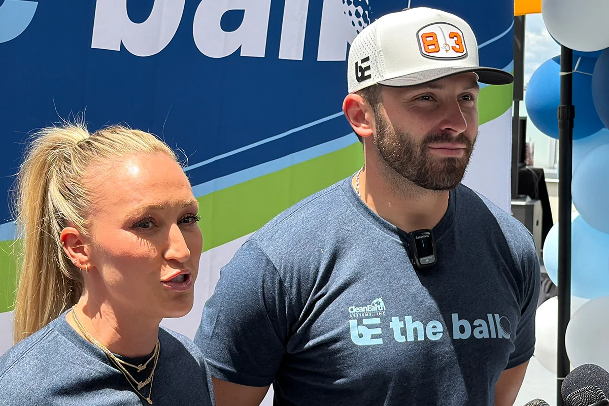 Baker-Mayfield-Emily-Be-The-Ball Bucs Qb Baker Mayfield And His Wife Emily Mayfield