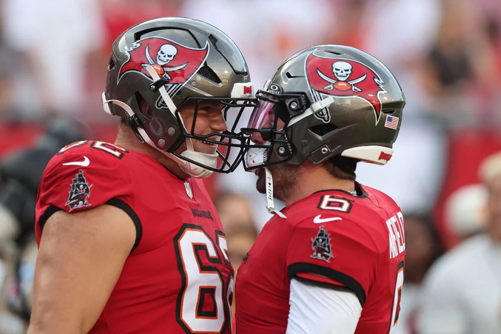 Bucs C Graham Barton And Qb Baker Mayfield