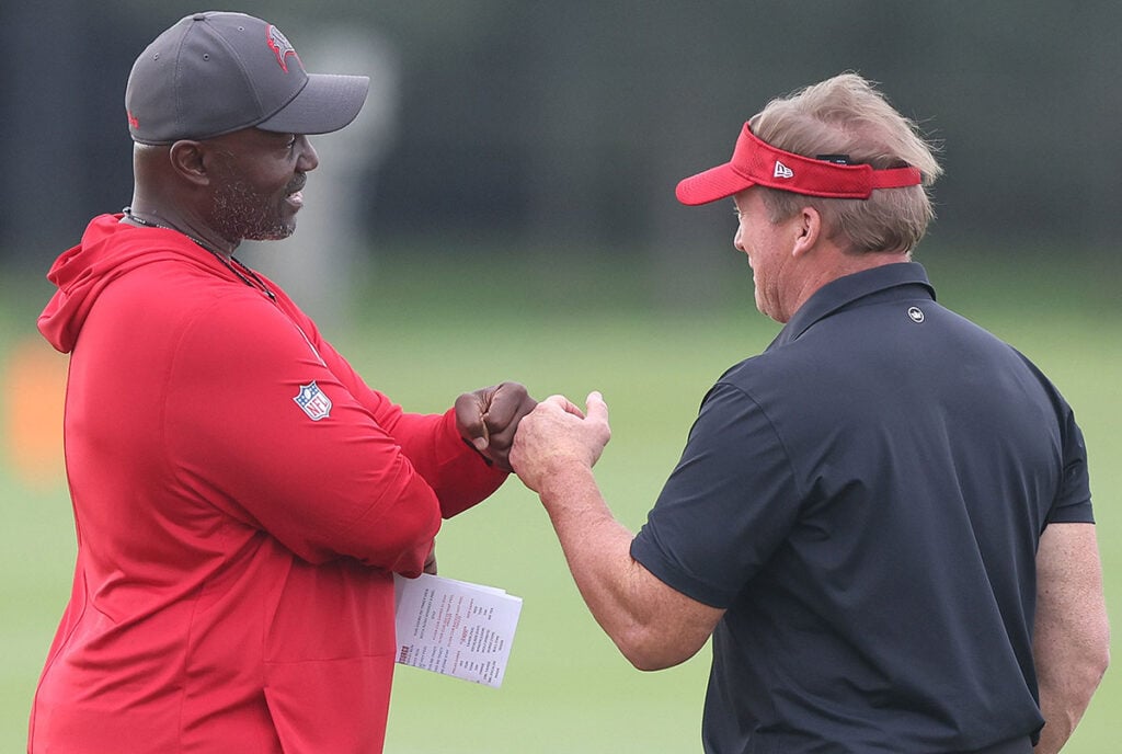 Pewter Report Podcast: Jon Gruden &Amp;Amp; Jason Licht Discuss Baker Mayfield, Bucs 3 Bucs Head Coach Todd Bowles And Former Bucs Head Coach Jon Gruden