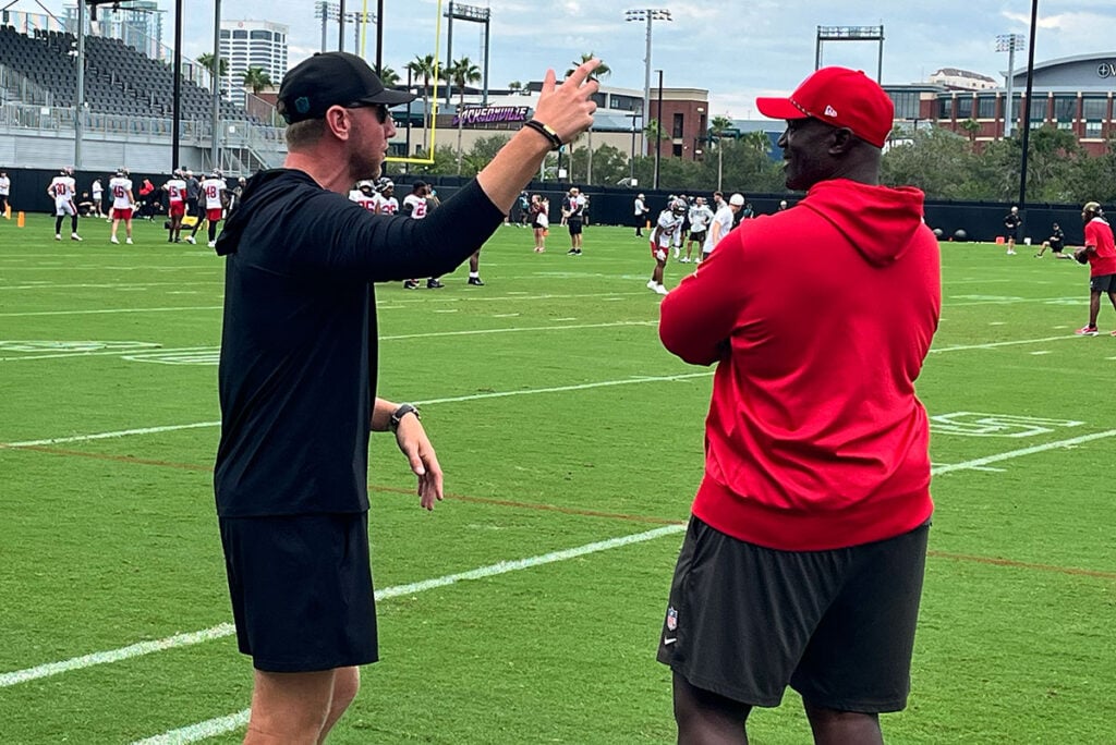 Bucs Camp Insider 8-26: Last Day Of School Vibes 3 Jaguars Hc Liam Coen And Bucs Hc Todd Bowles