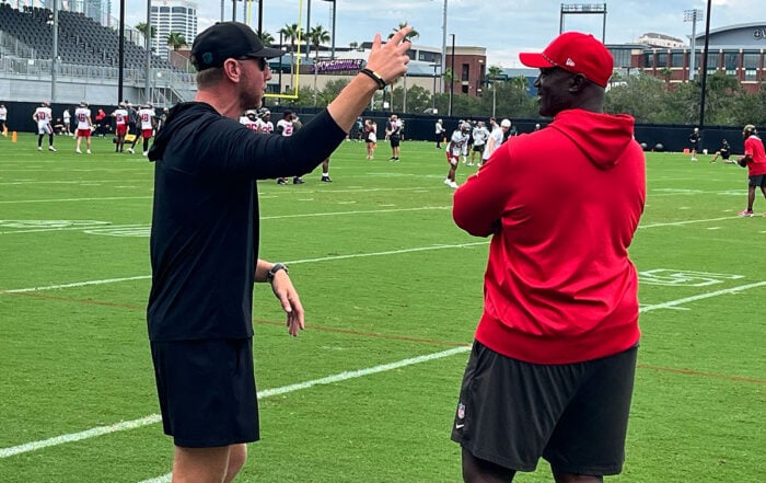 Jaguars Hc Liam Coen And Bucs Hc Todd Bowles