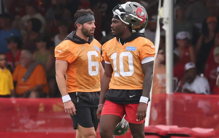 Bucs Qbs Jalon Daniels And Baker Mayfield