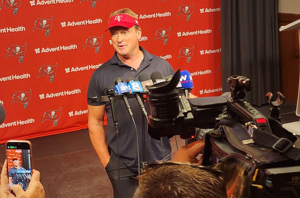 Jon Gruden Extremely High On The 2026 Bucs 4 Former Bucs Head Coach Jon Gruden