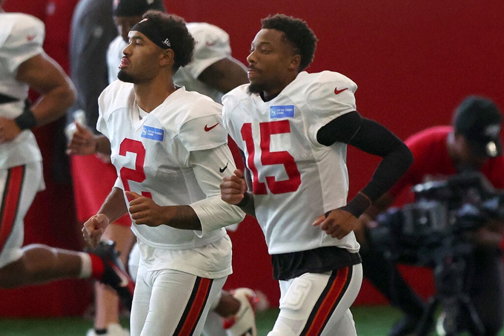 Bucs Wrs Emeka Egbuka And Tez Johnson