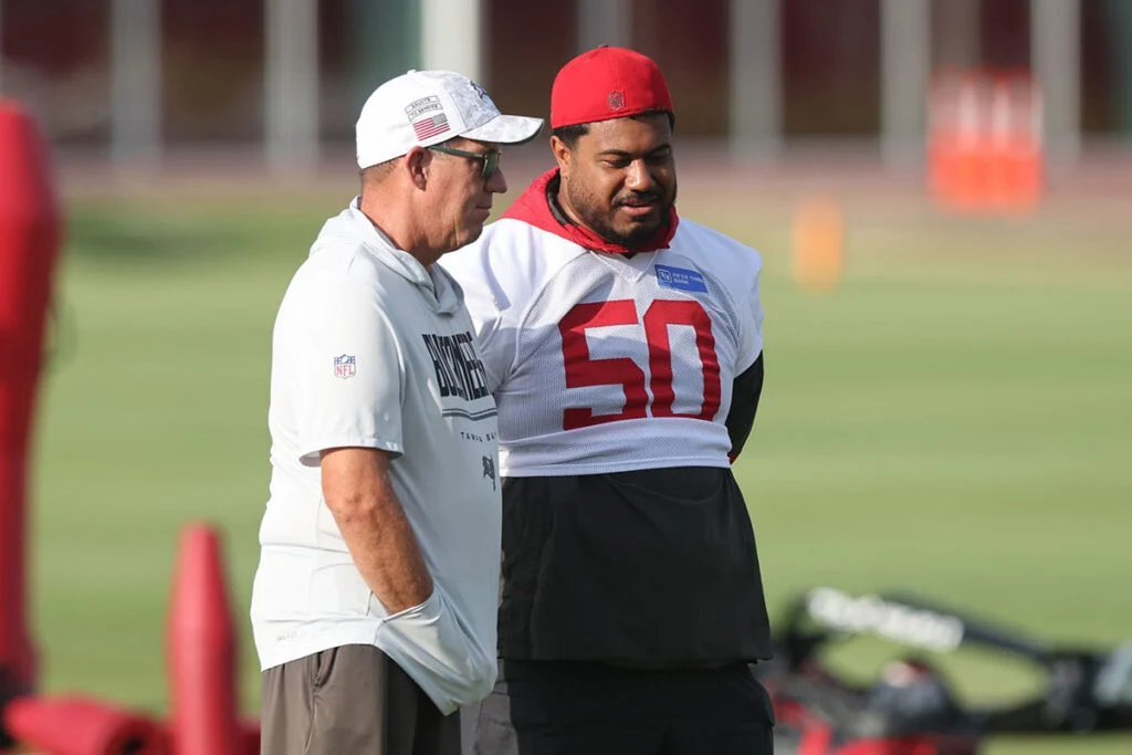 Bucs Camp Insider 8-20: Vita Vea Breaks His Silence, Zyon Mccollum Stands Out 3 Bucs Gm Jason Licht And Dt Vita Vea