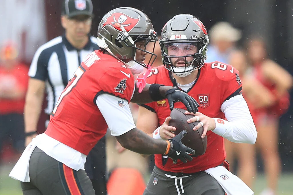 Bucs Qb Baker Mayfield And Rb Bucky Irving