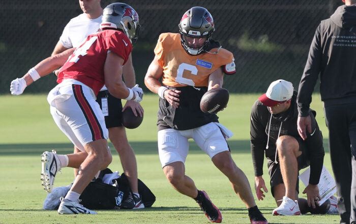 Bucs Qb Baker Mayfield And Rb Sean Tucker