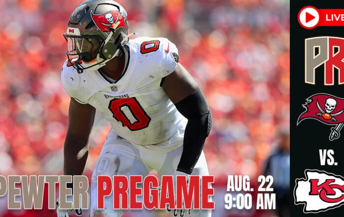 Bucs Chiefs Pewter Pregame