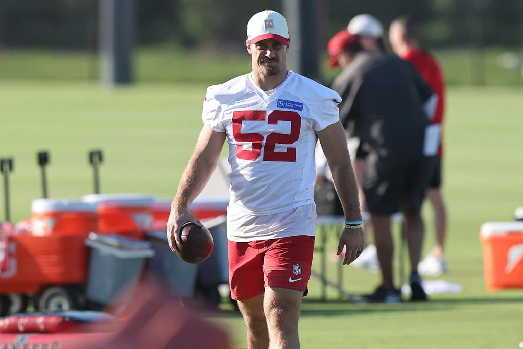 Bucs Camp Insider 8-18: Jalen Mcmillan Returns, Explosives In The Run Game 4 Bucs Ilb Christian Rozeboom