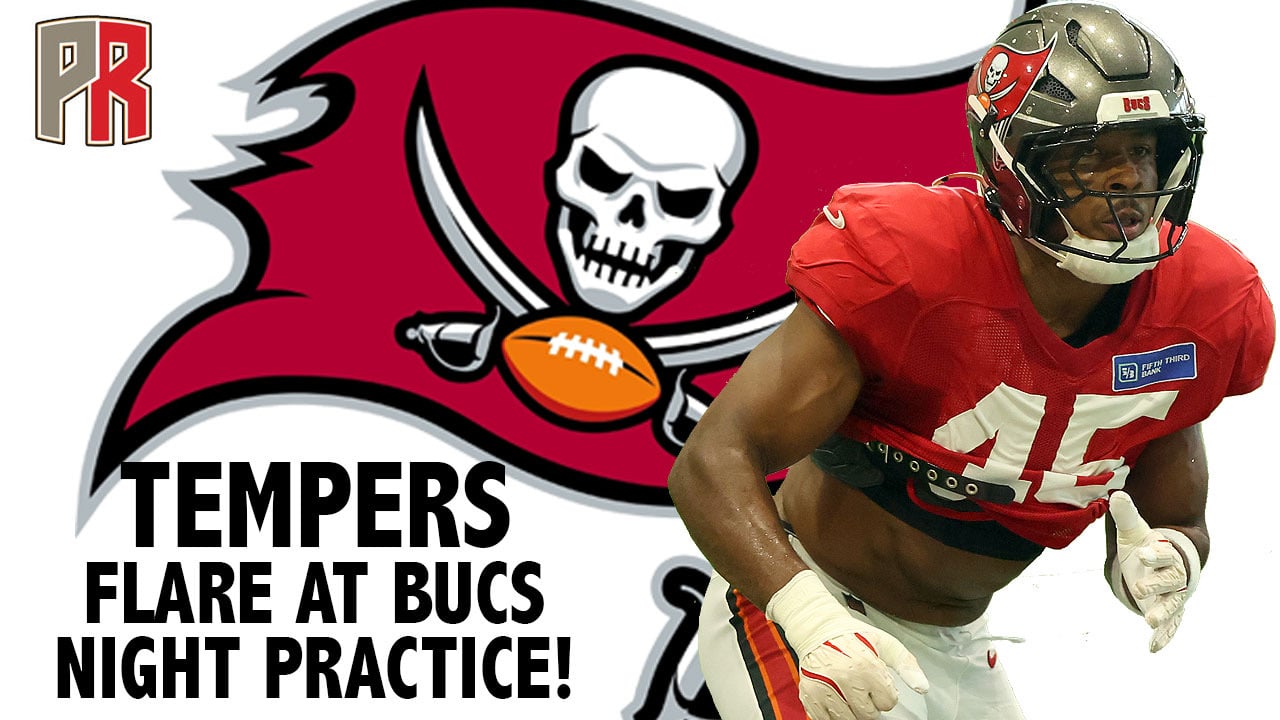 Tempers-Flare-At-Bucs-Night-Practice Pewter Report Podcast
