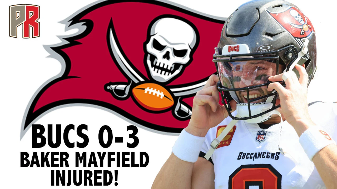 Bucs-0-3-Baker-Mayfield-Injured! Pewter Report Podcast