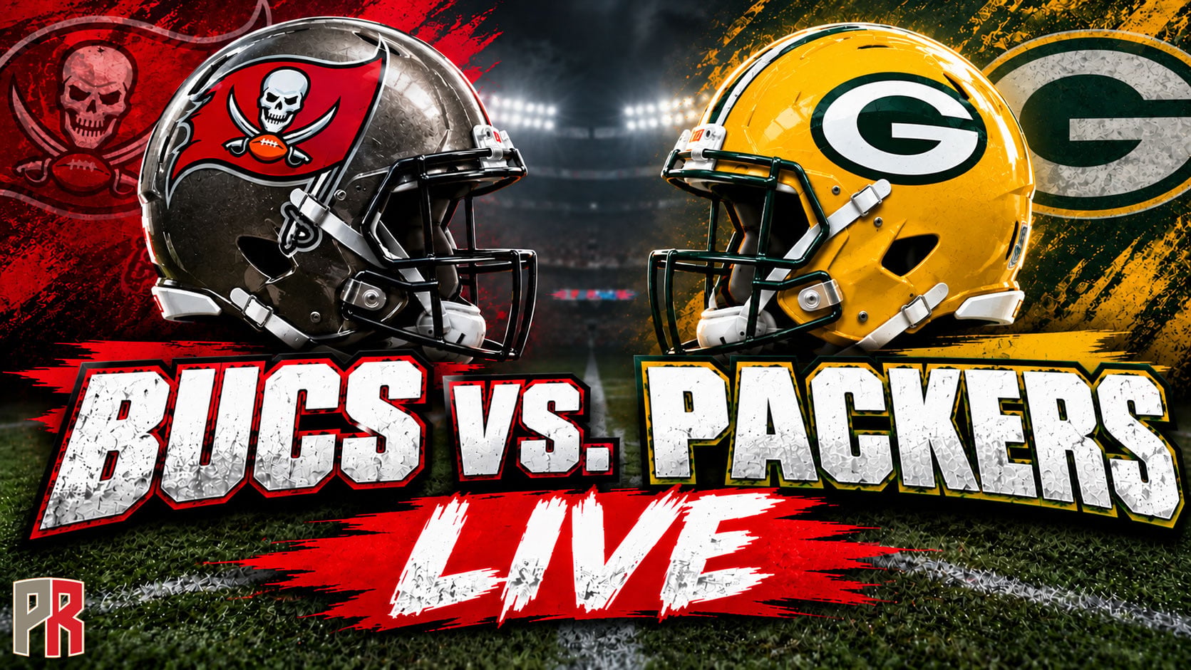 Bucs Packers Pewter Gameday