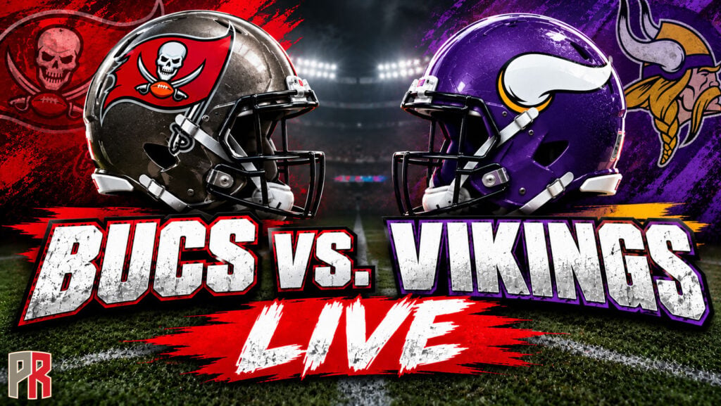 Bucs Vikings Pewter Gameday