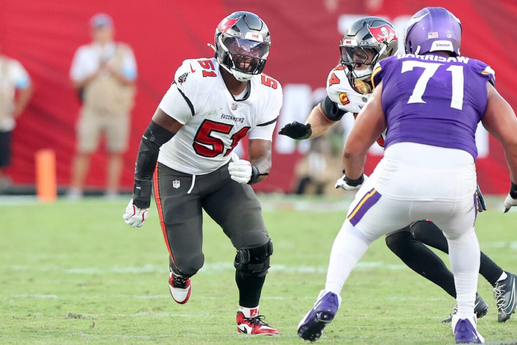 Bucs Olb David Walker - Photo By: Cliff Welch P/R