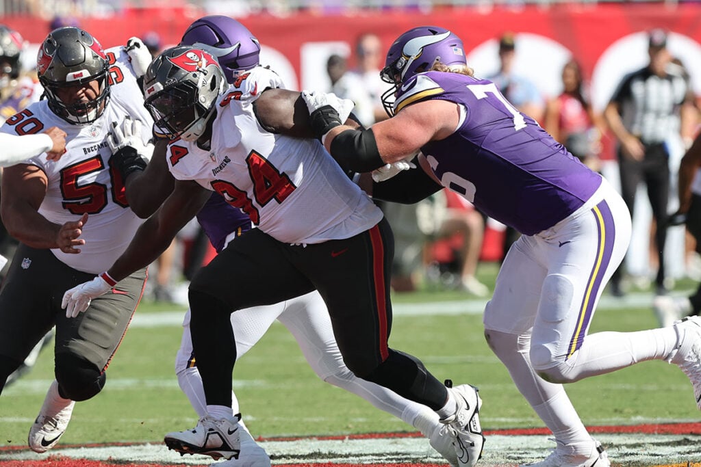 Week 3 Snap Count Analysis: Bucs Vs. Vikings 7 Bucs Dts Vita Vea And Calijah Kancey