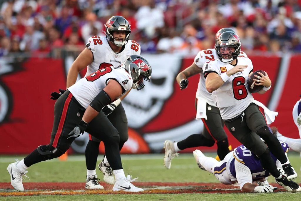 Bucs Mailbag: The Baker Mayfield - Todd Bowles Debacle 7 Bucs Qb Baker Mayfield, Lg Ben Bredeson And C Graham Barton