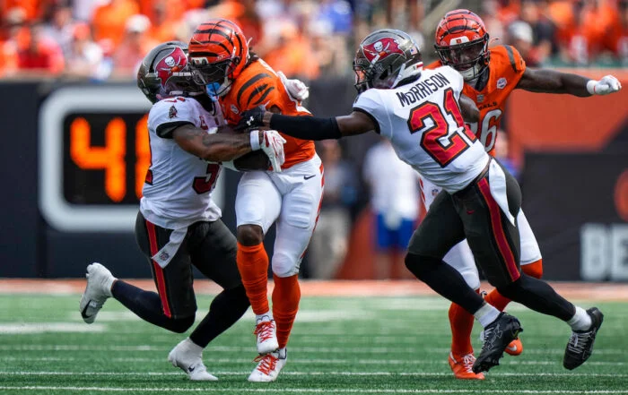 Bucs S Antoine Winfield Jr., Cb Benjamin Morrison - Photo By: Imagn Images Via Reuters Connect