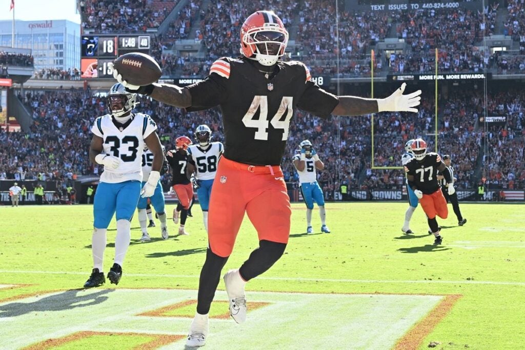 Browns Te Harold Fannin Jr. 