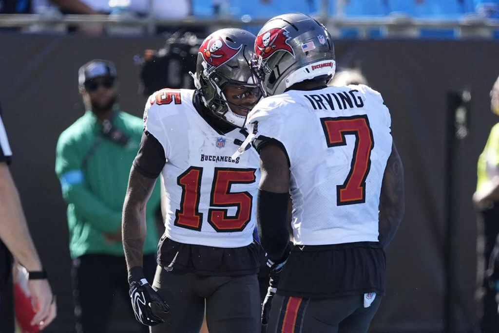 Bucs Wr Tez Johnson And Rb Bucky Irving