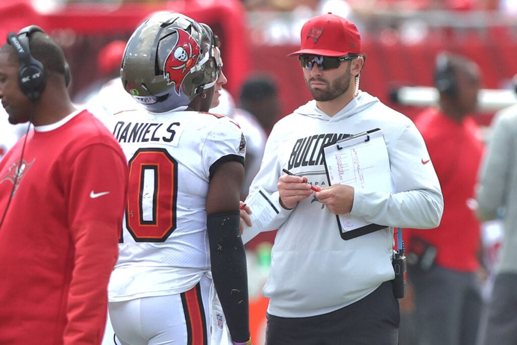 Bucs Qb Baker Mayfield Returns To Practice This Week, But Will He Play? 2 Bucs Qbs Jalon Daniels And Baker Mayfield