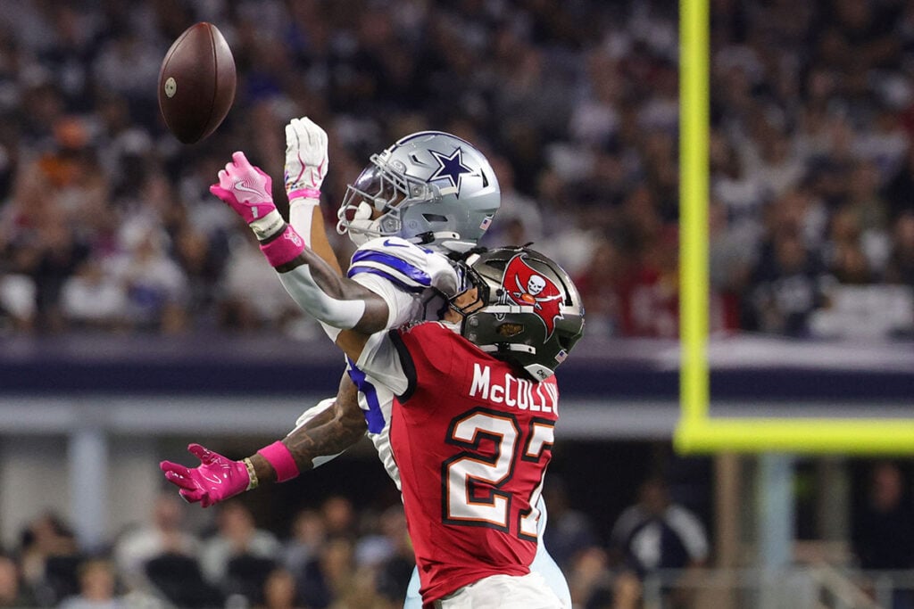 Bucs Cb Zyon Mccollum And Cowboys Wr Ceedee Lamb