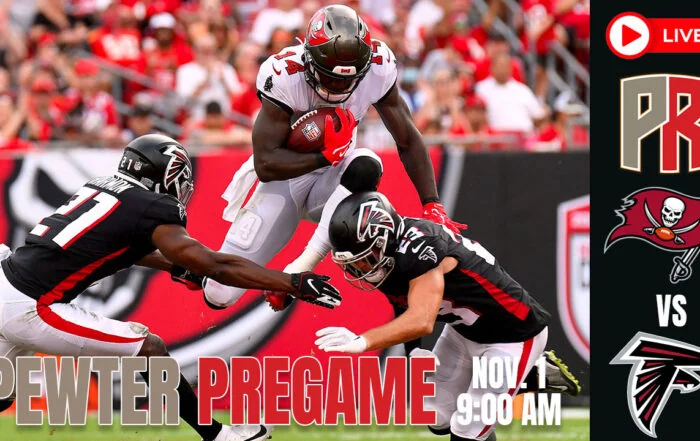Bucs Falcons Pewter Pregame