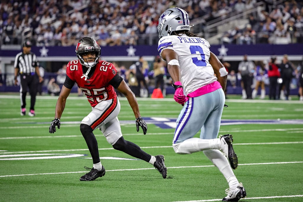 Week 5 Snap Count Analysis: Bucs At Cowboys 7 Bucs Cb Jacob Parrish And Cowboys Wr George Pickens