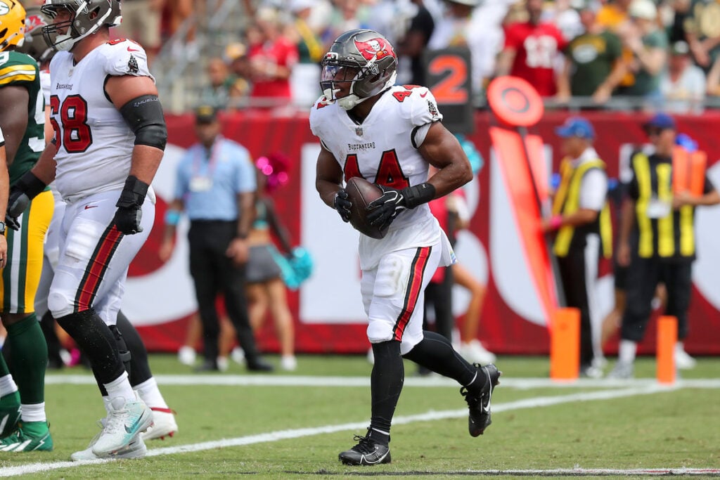 It Could Be Tank Time In Tampa For The Bucs, But For Who? 8 Bucs Rb Sean Tucker - Photo By: Adam Warren P/R