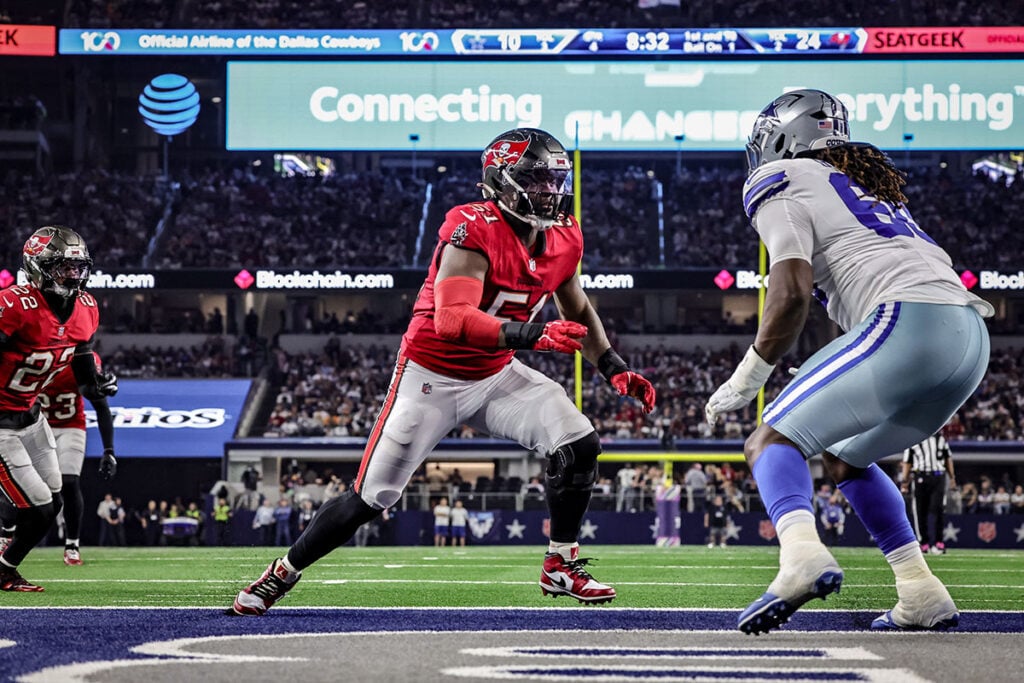 Week 5 Snap Count Analysis: Bucs At Cowboys 6 Bucs Olb David Walker