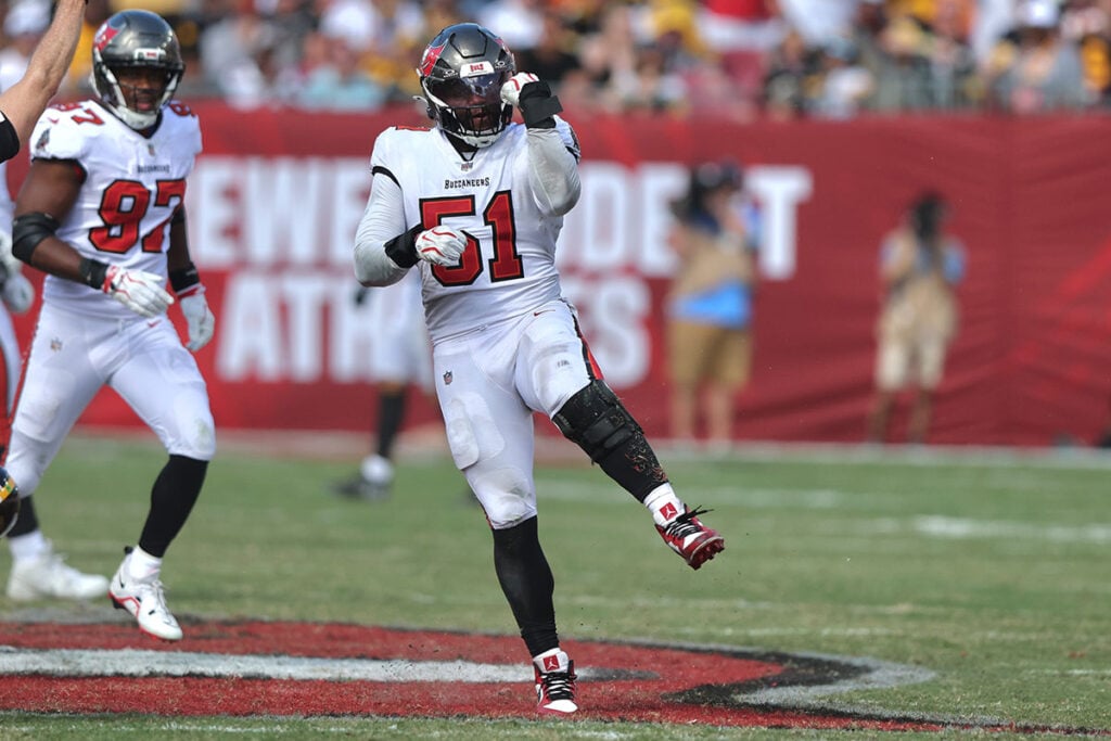 Week 6 Snap Count Analysis: Bucs Vs. Steelers 6 Bucs Olb David Walker
