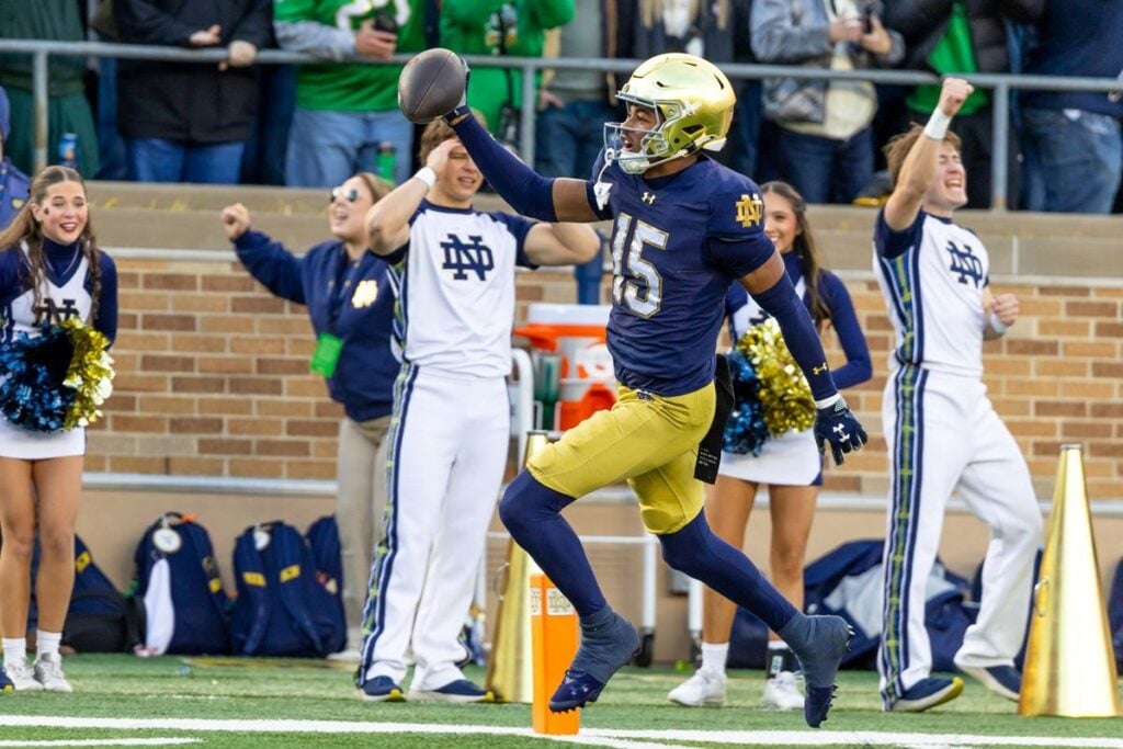 Notre Dame Cb Leonard Moore Bucs